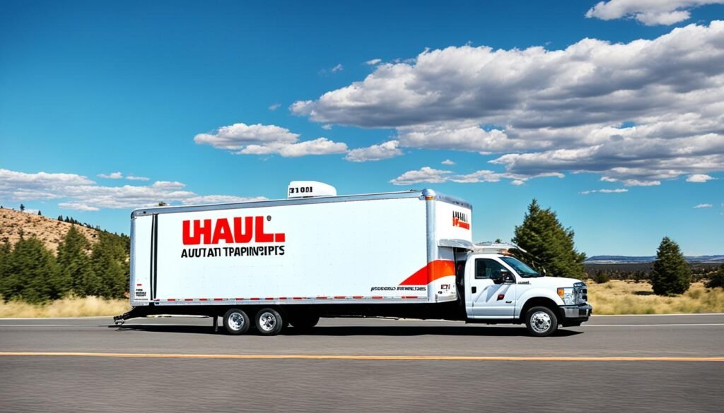 U-Haul Auto Transport Trailer